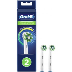 Oral-B EB50-2 CrossAction 2 Pack Toothbrush Heads